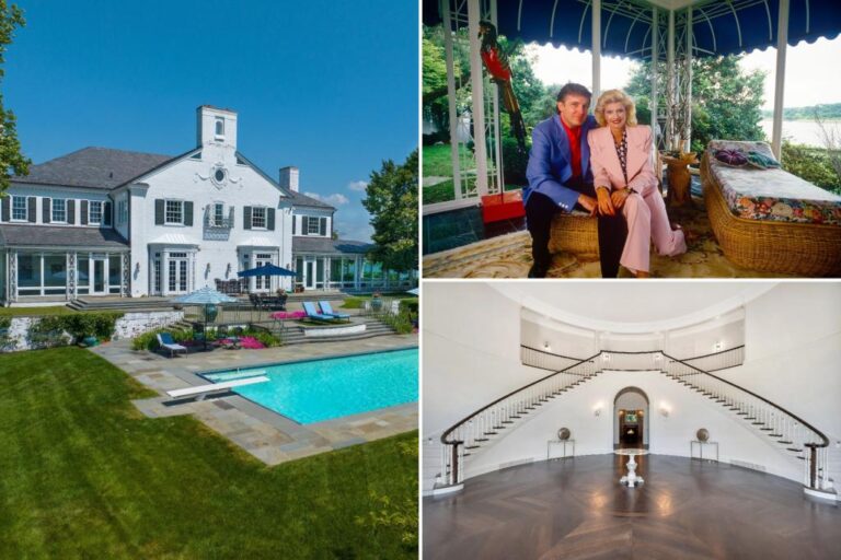 The Connecticut home where Trump lived with his ex-wife Ivana is for sale for $31.5 million

