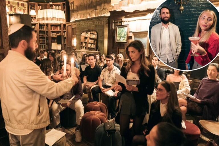 NYC's Gen Z Jews have a hot new scene: 'millennial rabbi' Shabbat with sushi, wine and a DJ

