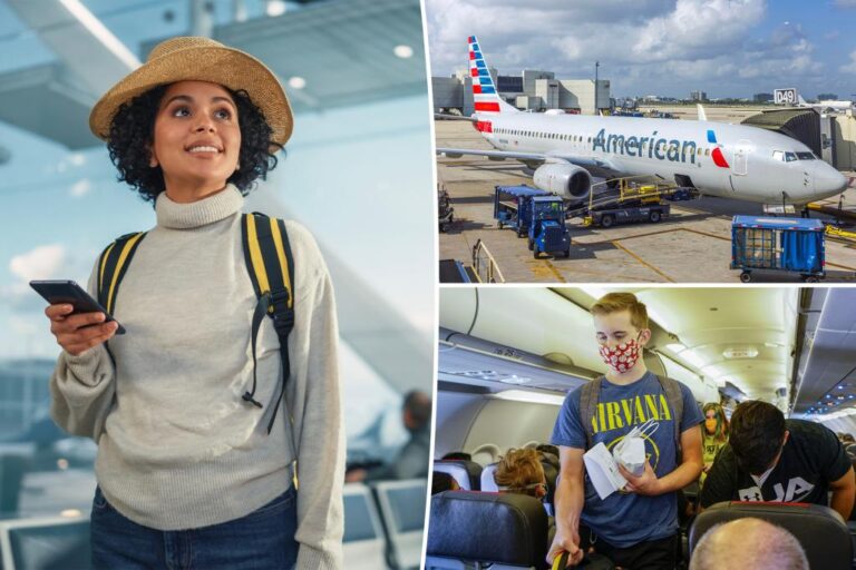 American Airlines tests the new boarding system: '5 people were hit outside the line'

