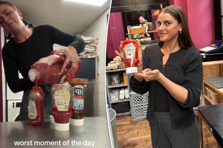 I'm a waitress with a ketchup phobia - here's how I face my fear and do my job

