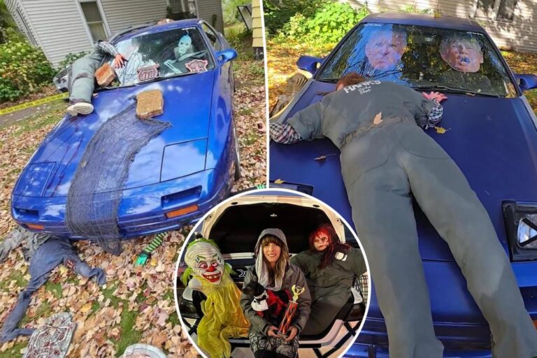 Trump-themed Halloween show rejected by city council as 'fun' - mom faces $122-a-day fine

