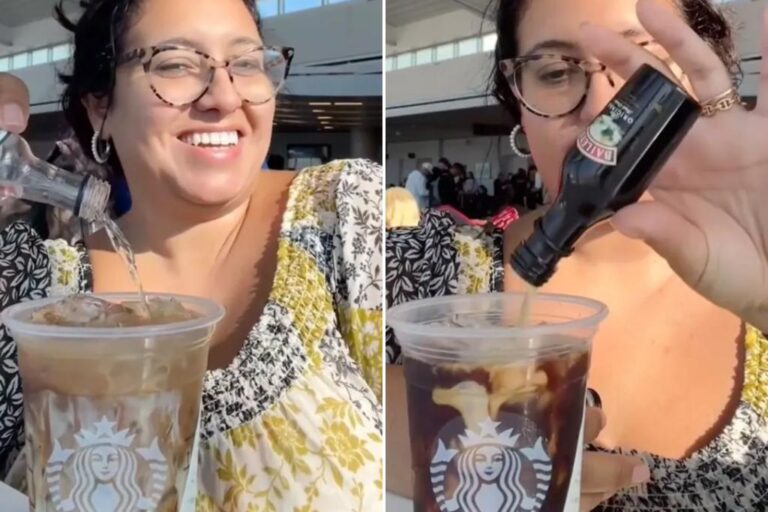 I make myself cheap espresso martinis at the airport - this is how I get booze through TSA

